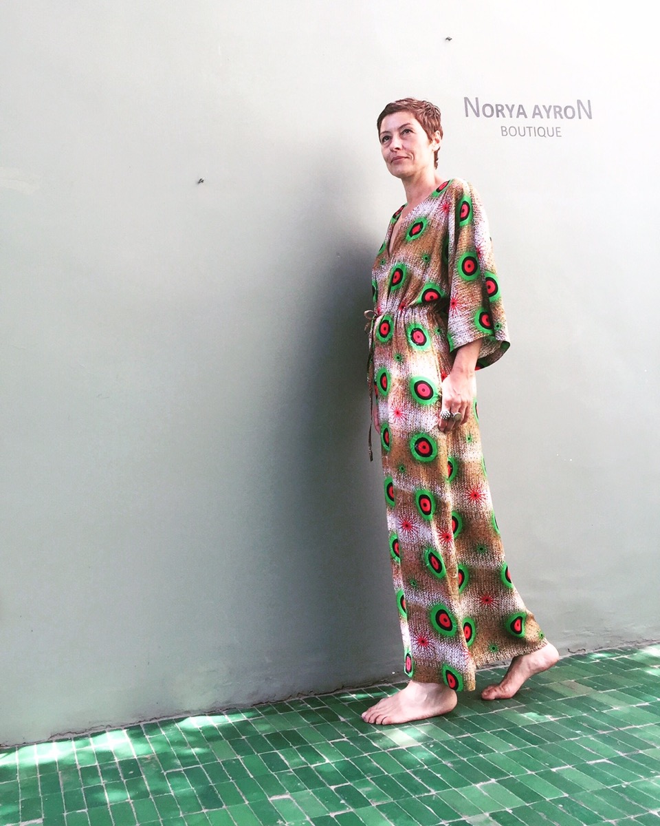 Kaftans by Norya ayroN are perfect for wandering in Marrakech, or back home 