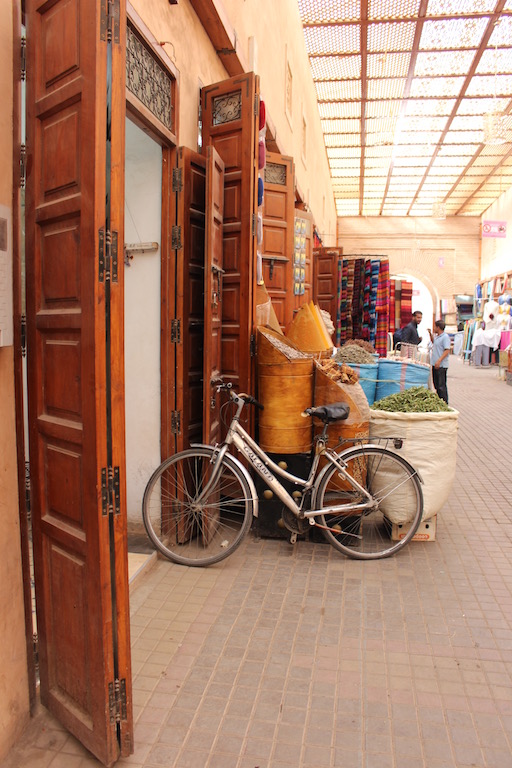 Entrance to Bab Es Salaam Market in the Mellah of Marrakech